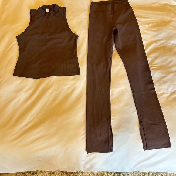 Old Navy - Purple Powersoft Top & Leggings Set - XS - Picture 3 of 7